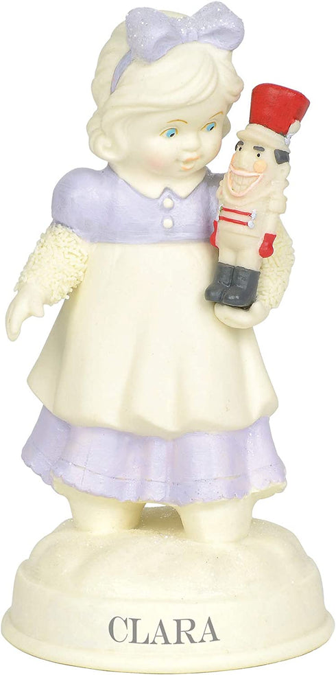 Department 56 Snowbabies €œNutcracker Suite Clara Porcelain, 4.25 Figurine, 4.25 Inches, Multicolor