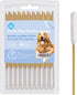 Hzran Cotton Buds for Dogs, 6 Inch Cotton Buds for Large Dog Ears, Lengthen Cotton Swabs for Cleaning Dogs Ears, Apply Medicine, Clean Wound, Bamboo Cotton Buds for Large Dog(50 Pieces)