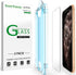 amFilm 2 Pack OneTouch Glass Screen Protector for iPhone 11 Pro (5.8") with Easy Installation Kit