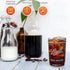 Reusable Wide Mouth Smoothie Cups Boba Tea Cups Bubble Tea Cups with Lids and Gold Straws Ball Mason Jars Glass Cups (2-pack, 16 oz mason jars) Brand Capsule Classic