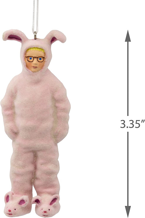 Hallmark Warner Bros Story Ralphie in Bunny Suit Christmas Ornaments