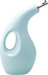 Rachael Ray Solid Glaze Ceramics EVOO Olive Oil Bottle Dispenser with Spout - 24 Ounce, Blue