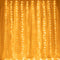 AWQ 300 LED 6.6ft x 9.8ft Window Curtain String Light Window Fairy Lights 8 Modes for Christmas Wedding Home Garden Bedroom Outdoor Indoor Wall Decor (Warm White)