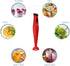 Elite Gourmet EHB-2425R Hand Blender Mixer, 150 W, Red