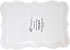 10 White Rectangle Trays with Gold Rim Border for Elegant Dessert Table Serving Parties 9" X 13" Heavy Duty Disposable Paper Cardboard for Platters, Cupcake Display, Birthday Party, Weddings Food Safe