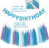 Golray Frozen Birthday Party Supplies Girls Princess Elsa Birthday Party Decorations 61 Balloons, Banner, Tassel, Sash, Pin, Cake Topper, Tattoo, Crown Wand, Girls Birthday Decor 2nd 3rd 4th 5th