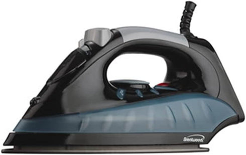 Brentwood MPI-62 Non-Stick Steam Iron, Black