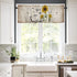 Sunflowers Curtain Valance for Windows/Living Room/Kitchen/Bathroom/Farmhouse, You are My Sunshine Vintage Newspaper Short Rod Pocket Tier Curtain Rustic Retro Window Curtain Treatment, 1 Panel 54x18