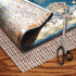 2x12 Area Rug Pad Gripper - Rug Pad 2x12 for Hardwood Floors Throw Rug Grippers for Rug Non Slip Carpet Mat Non-Slip Rug Pad Under Rug Runner Rug Pad Custom Size