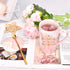 Gifts for Grandma - I'm a Grandma, What's Your SuperPower - Funny Birthday Gifts for Grandma - Grandma Coffee Mug - Grandma Gifts - 14Oz Pink Marble Mug with Gift Box Spoon Coaster