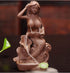 Sunmir Home Decor Ceramic Mermaid backflow Incense Burner Incense Stick Holder Free backflow Incense Cone Sample