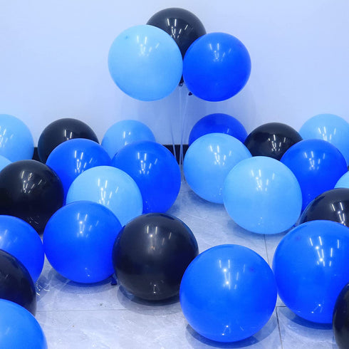 Video Game Party Supplies Birthday Decorations for Boys - 98 Pack Blue Black Balloons Garland with Gamer Birthday Banner Game Controller Balloons for Boy Level Up Birthday Party Decorations