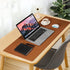 Desk Pad Blotter,Wolaile 36x17 inch Large Leather Mouse Pad,Waterproof Non-Slip Writing Desktop Protector Mat,Office Desk Accessory Decor,Brown