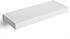 SONGMICS Floating Wall Shelf 15.7 inch, Easy Install for Decorative Display Corner Invisible Bracket Support, White ULWS14WT