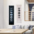 Tapestry Wall Hanging Tapestries Nine Phases of the Full Growth Cycle of the Moon Wall Tapestry Cotton Linen Wall Art, Modern Home Decor (Black + White Moon Phase Change, 12.99" x 52.75")