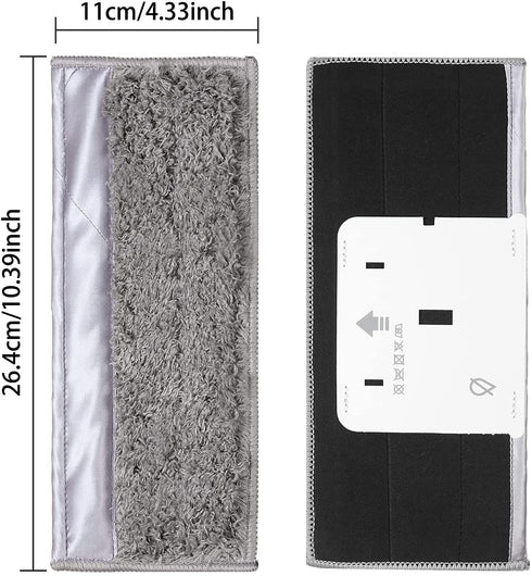 Washable Wet Mopping Pads Compatible with Braava Jet m Series, Reusable Wet/Dry Pads for iRobot Braava Jet M6 (6110) Authentic Replacement Parts