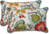 Pillow Perfect Outdoor/Indoor Alatriste Ivory Lumbar Pillows, 11.5" x 18.5", Floral, 2 Piece