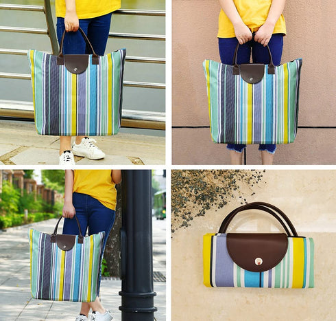 Collapsible Trolley Bags Folding Shopping Bag with Wheels Foldable Shopping Cart Reusable Shopping Bags Grocery Bags Shopping Trolley Bag on Wheels (B0741YPTV7)
