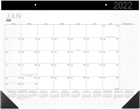 2022 Desk Calendar by AT-A-GLANCE, Monthly Desk Pad, 21-3/4" x 17", Standard, Contemporary (SK24X00)