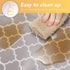 Glotoch Shelf Liners for Kitchen Cabinets 12 x 20 ft. - Non Adhesive Cabinet and Drawer Liner Roll Double Sided Non-Slip Durable and Strong, Quatrefoil Gray