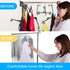 VOSIGREEN Dust Proof Clear Garment Bags 7 Piece Set - 40 Inch Translucent Suit Bags with Full-Length Zipper for Closet Clothes Storage and Travel. Bonus: 5 Natural Cedar Ball.