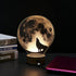 LED Table Lamp Jubapoz 3D Illusion Night Light Desk Lamp USB 3D Illusion Lamp, Acrylic Creative Toys Decorations, Warm White (Wolf)