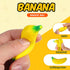 15 Pieces Banana Stress Toys Stretchy Bananas Stress Toys Banana PU Toys Relief Banana Stress Balls Tiny Party Supplies for Stress Relief Party Favors