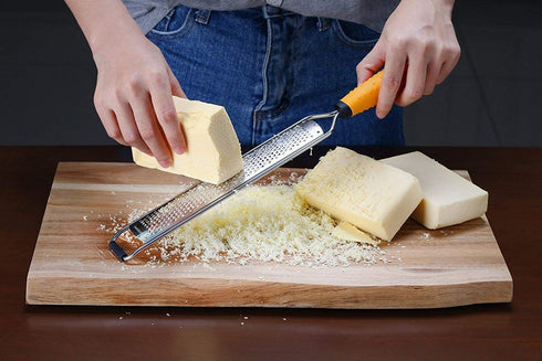 Deiss PRO Zester & Grater and Dual Julienne & Vegetable Peeler - Non-slip Comfortable Handle - Amazing Tools for Making Delicious Salads and Veggie Noodles - 2 Item Bundle