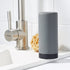 Wenko, Grey Easy Squeez-e Washing, Refillable Dish Liquid and Hand Soap Kitchen and Bathroom, Countertop Dispenser, 2.4 x 2.4 x 5.5 inches
