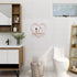 Afuly Rose Gold Floating Shelves Small Wall Shelf Wall Mounted Metal Heart Design Storage Romantic Love Shelf Bedroom Kitchen Bathroom Unique Cute Nursery Room Decor