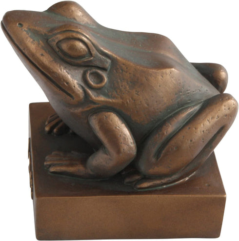 Culture Spot Egyptian Frog Goddess Heket Kek Statue with Bronze Finish | Ancient Treasures Collection | Indoor Placement | Durable Construction | 5 Inches Tall