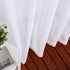 NICETOWN Sheer Curtains Extra Length - Wide Solid Voile Window Panels for Patio/Sliding Door/Living Room (54" W x 108" L, White, 2 Pieces)