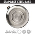 Primula Avalon Whistling Stovetop Tea Kettle Food Grade Stainless Steel Hot Water, Fast to Boil, Cool Touch Handle, 2.5 Quart, Black