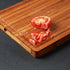 Wood Cutting Board for Kitchen, 1" Thick Butcher Block, Cheese Charcuterie Board, with Side Handles and Juice Grooves, 16x11"