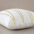 WACOMECO Soft Throw Pillow Covers - Velvet Decorative Cushion Covers Cases for Sofa Bedroom Livingroom Car, 18 x 18 in, White and Gold