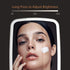 Makeup Mirror Touch Screen Vanity Mirror with LED Brightness Adjustable Portable USB Rechargeable