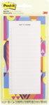 Post-it Super Sticky Printed Note Pads with Magnet, Watercolor, 8x4 in (BC-LIST-WTRCLR )