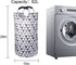 Dalykate Large Laundry Basket 82L Collapsible Oxford Fabric Laundry Hamper Foldable Clothes Laundry Bag with Handles Waterproof Washing Bin Portable Dirty Clothes Basket for College Dorm, Family