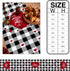 Valentine's Day Table Runner 13x90 Inch, Romantic Red Love Heart Vintage Black White Buffalo Plaid Table Runner Dresser Scarves for Valentines Day Dinner Parties Washable Cotton Linen Table Runners