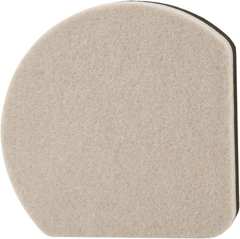 Super Sliders 5" Slide & Hide Reusable Furniture for Hard Surfaces - Effortless Moving and Surface Protection, Beige (4 Pack)