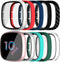 KPYJA 10-Pack Tempered Glass Screen Protector with Hard PC Case Compatible with Fitbit Versa 3/Sense, All-Around Protective Screen Full Cover Bumper Compatible for Fitbit Sense/Versa 3 Smart Watch