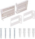 Kenney 506AP Classic 2.5 Adjustable Projection, 28 to 48-Inch Wide Pocket Curtain Rod, White