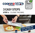 COOKINA PAKS Parchminum Reusable Cooking Bag - 100% Non-Stick Pouch, Steam Cook in Minutes, Easy to Clean and Safe for Microwaves, Electric and Gas Ovens, and Panini Grills