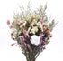 HUAESIN Natural Dried Flowers Bouquet Dried Cotton Stem Lover Grass Gypsophila Myosotis Sylvatica Farmhouse Artificial Flowers for Filler Floral Arrangement DIY Home Party Decor