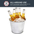 Galvanized Steel Pail, 5-Qt.