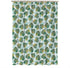 Ufaitheart 42 x 65 Inch Short Shower Curtain Fabric Bathroom Shower Curtain Sets Tropical Leaf Design, Green and OrangeRed