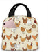 antspuent A Brood of Chickens Lunch Bag for Women Girls Kids Insulated Picnic Pouch Thermal Cooler Tote Bento Large Meal Prep Cute Bag Big Leakproof Soft Bags for Lunch Box, Camping, Travel, Fishing