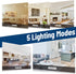 12 Pack 4 Inch Ultra-Thin LED Recessed Ceiling Light with Junction Box, 5CCT Dimmable 2700K/3000K/4000K/5000K/6000K, 9W 700lm Eqv, Can Killer Downlight-ETL and Energy Star Certified