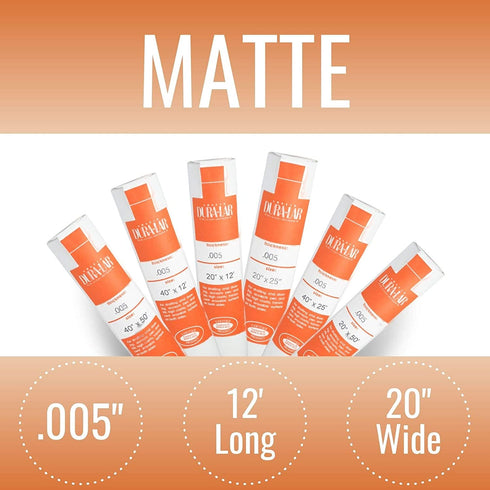 Grafix Matte 20? x 12™ Roll 005? Dura-Lar, Economical Alternative to Drafting Film and Acetate, Translucent Drawing Surface for Lead, Ink, Charcoal, Paint and Colored Pencil, Feet