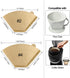 #2 Cone Coffee Filters Paper Disposable for Pour Over and Drip Coffee Maker 100 Count, Better Filtration No Blowouts Made from Unbleached Imported Japanese Filter Paper Natural Brown
